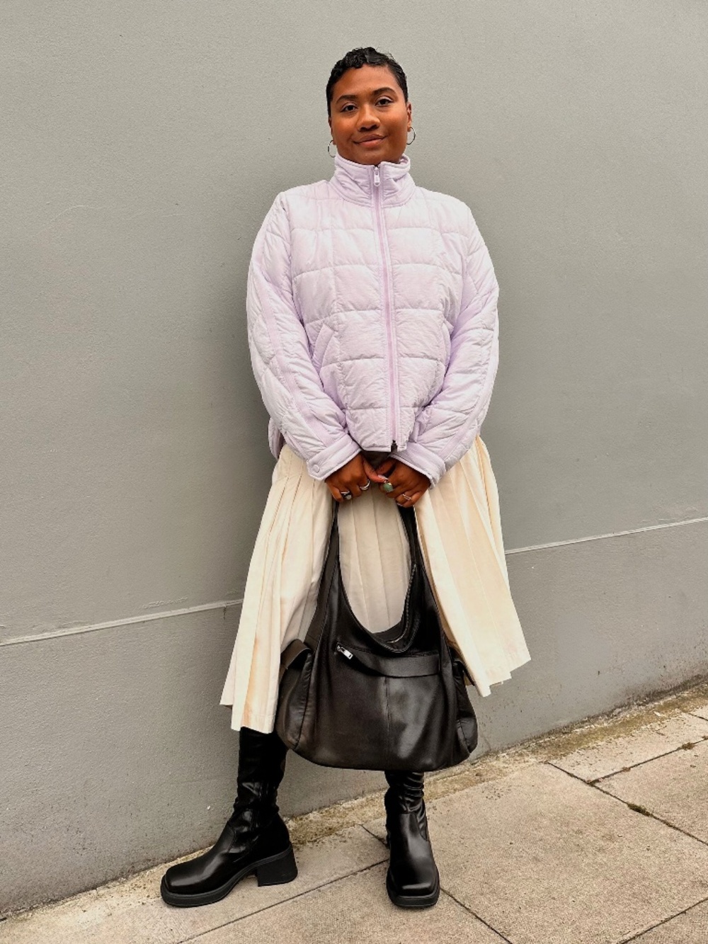 Free People Movement Pippa packable puffer in rose wash, size XS